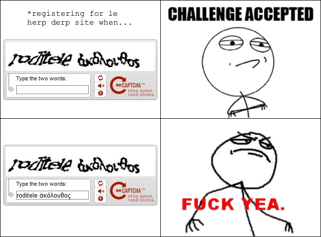 Captcha - Challenge Accepted